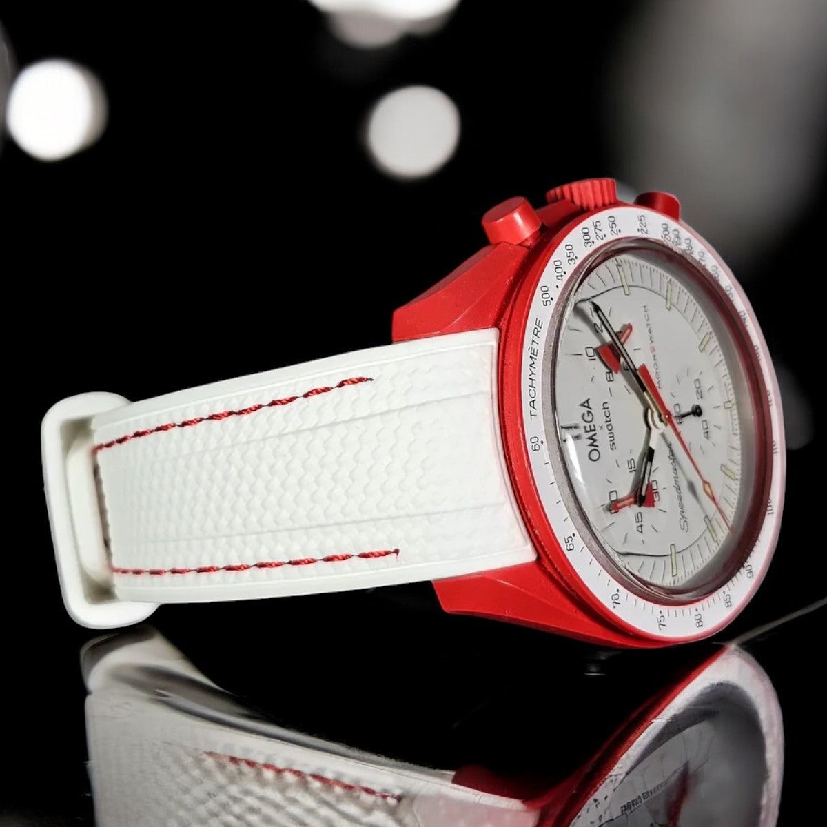 #color_white with red stitch