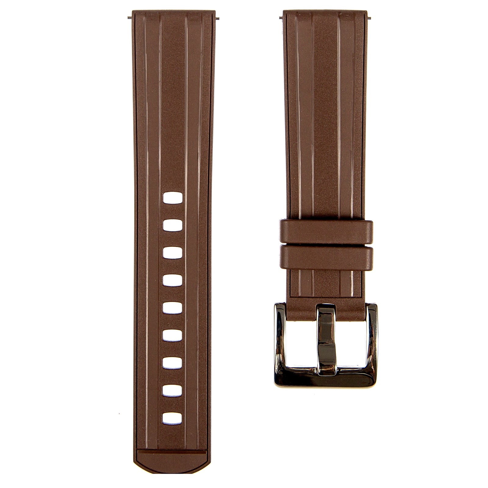 Funky Rubber 23 mm Wristwatch Band 202CRBSKBK_K0021092