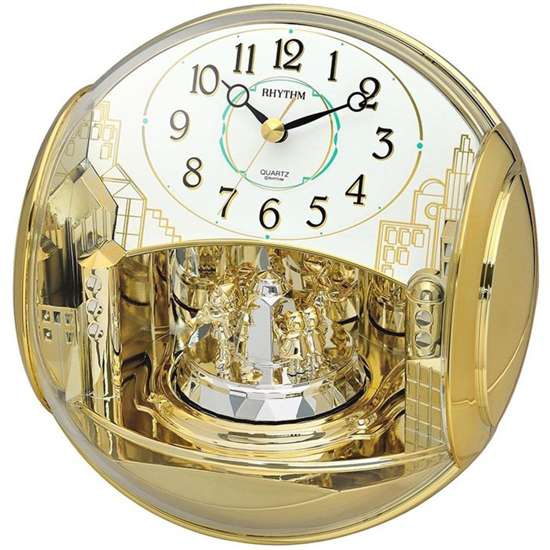 Rhythm 4SG764WR18 Circle Desk Clock (Singapore Only)