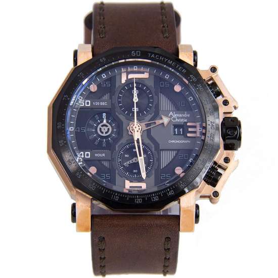 Alexandre Christie Mens Watch 6308MCLIPYLBO
