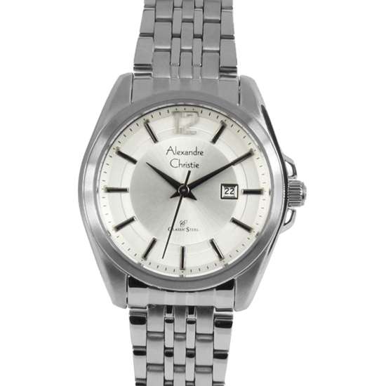 Alexandre Christie Classic Steel Watch 8455LDBSSSL