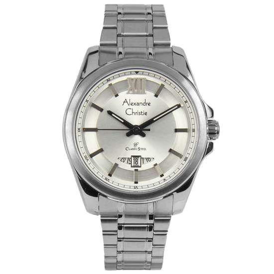 AC Alexandre Christie Classic Steel Womens Watch 8473LDBSSSL