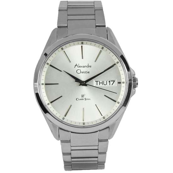 Alexandre Christie AC Classic Steel Gents Watch 8592MEBSSSL
