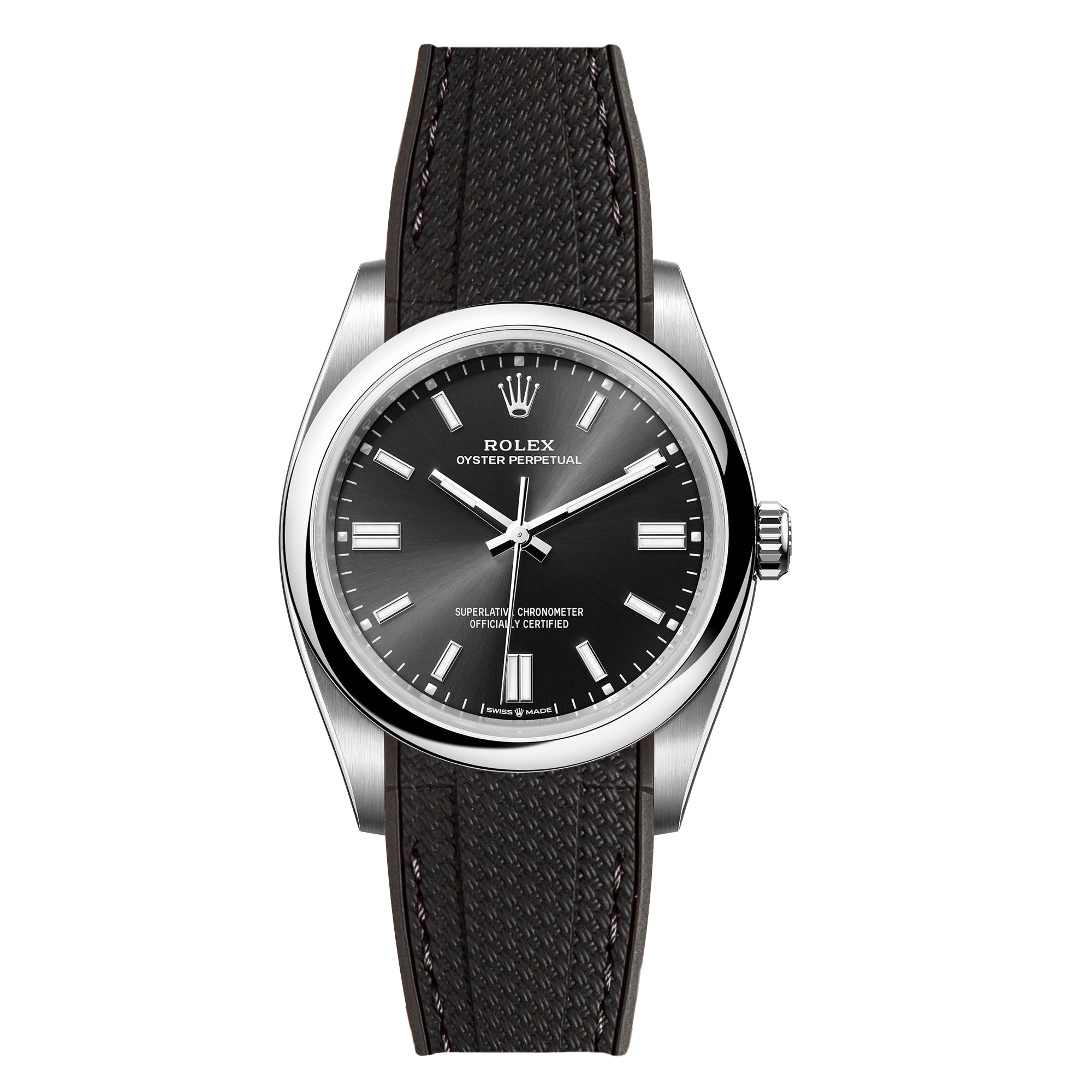 Wholesale Luxurious Rubber Watch Strap 2010572_K0013546