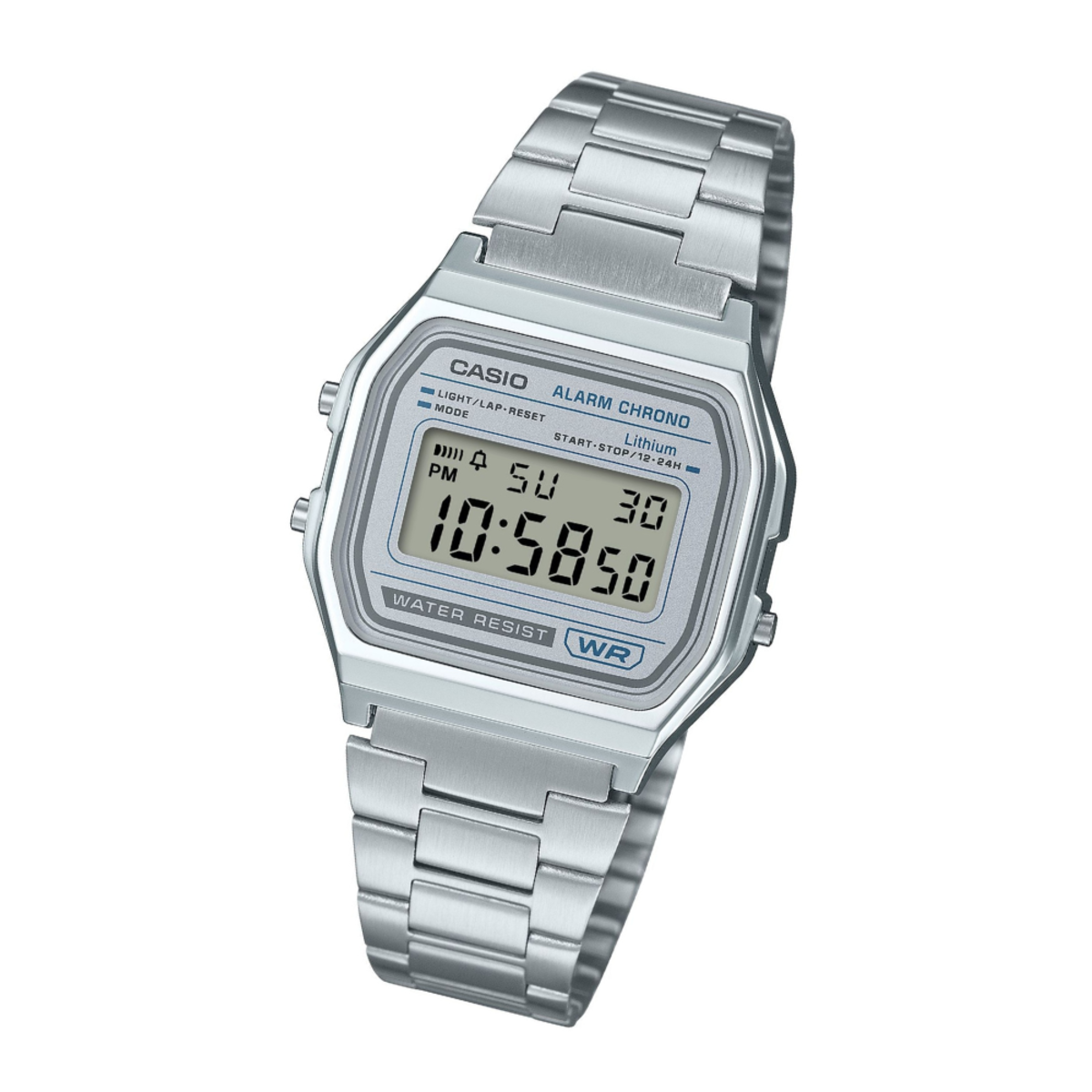 Casio Vintage Alarm Digital Watch A158WEA-7D
