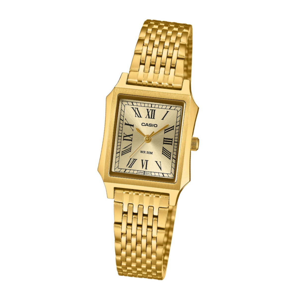 Casio Classic Women's Gold Rectangle Watch LTP-B190G-9B