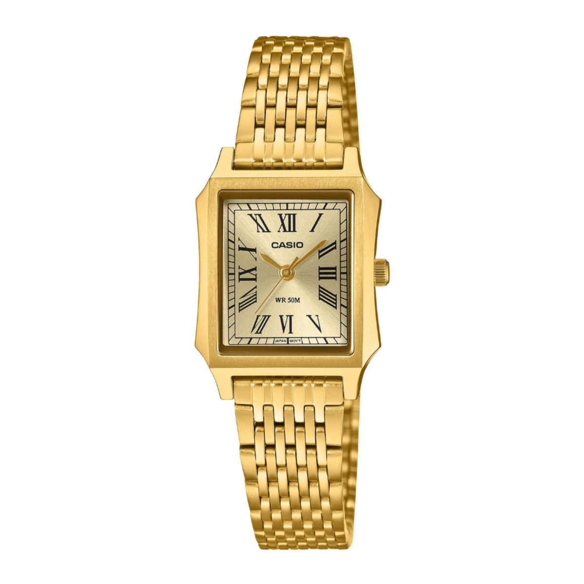 Casio Classic Women's Gold Rectangle Watch LTP-B190G-9B
