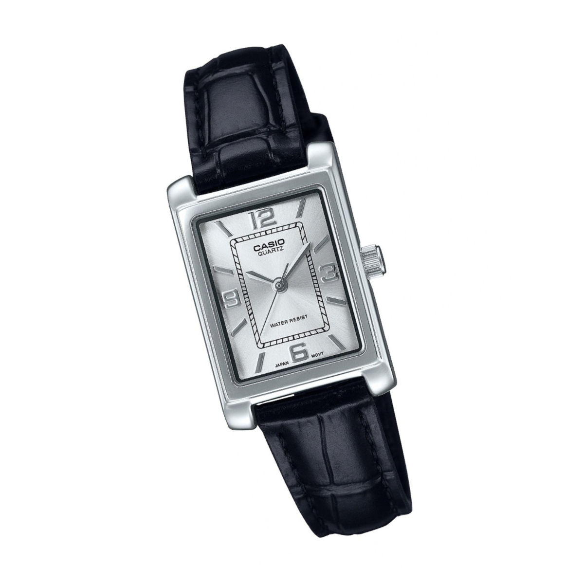 Casio General Rectangular Leather Strap Women's LTP-1234LL-7A Watch