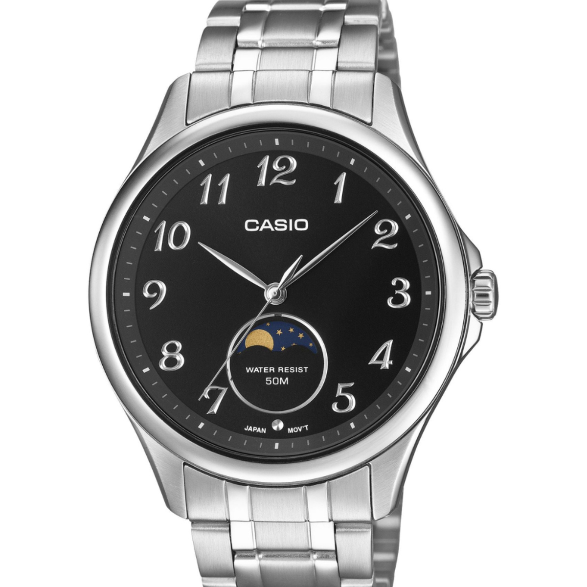 Casio General MTP-M110D-1A Moon Phase Men's Watch