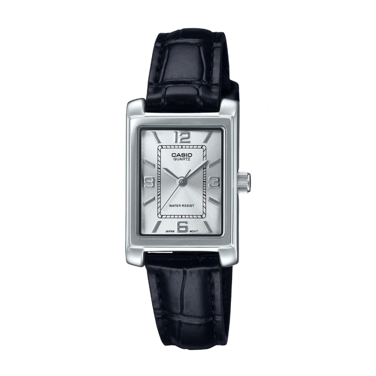 Casio General Rectangular Leather Strap Women's LTP-1234LL-7A Watch