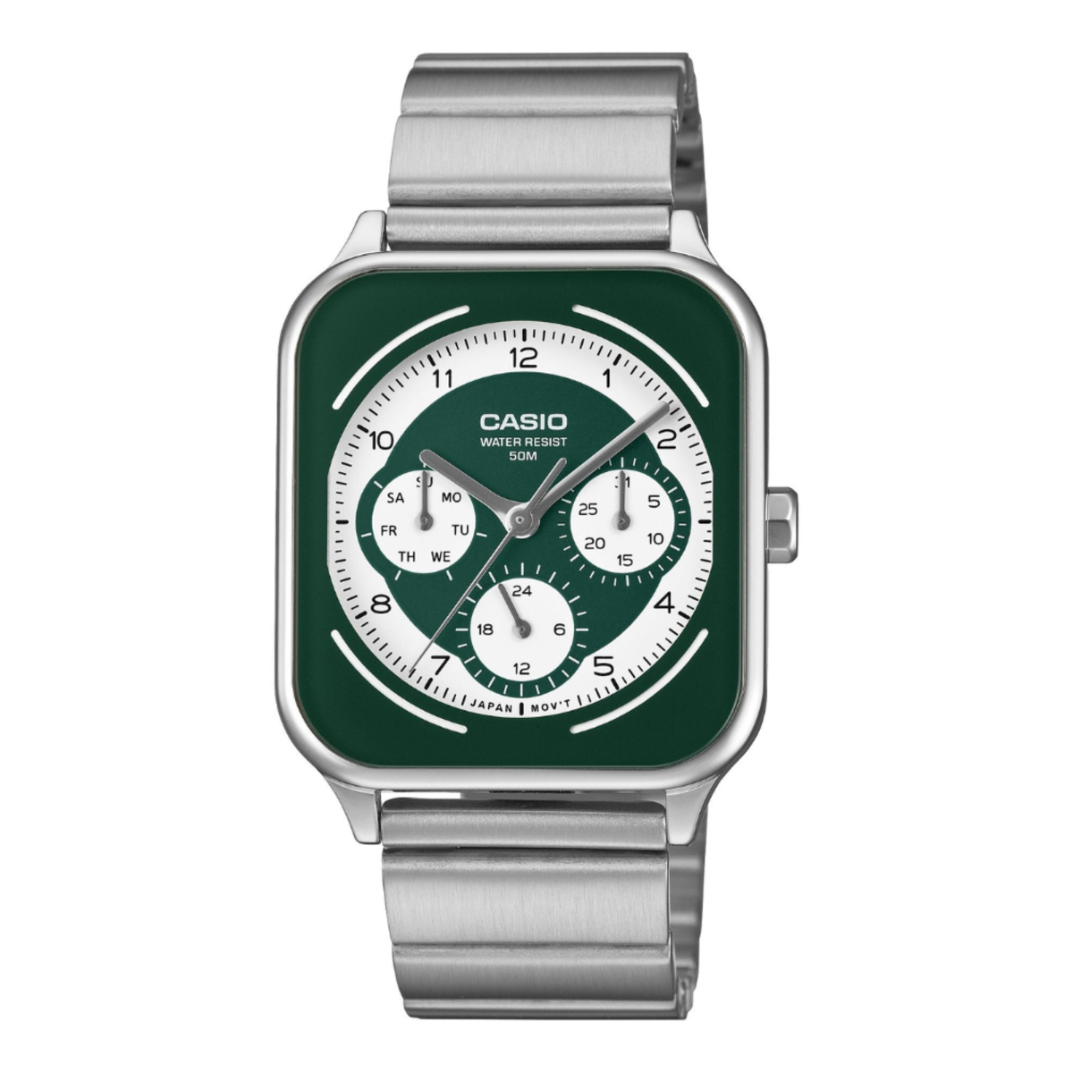 Casio Green Dial MTP-M307D-3B Men's Watch