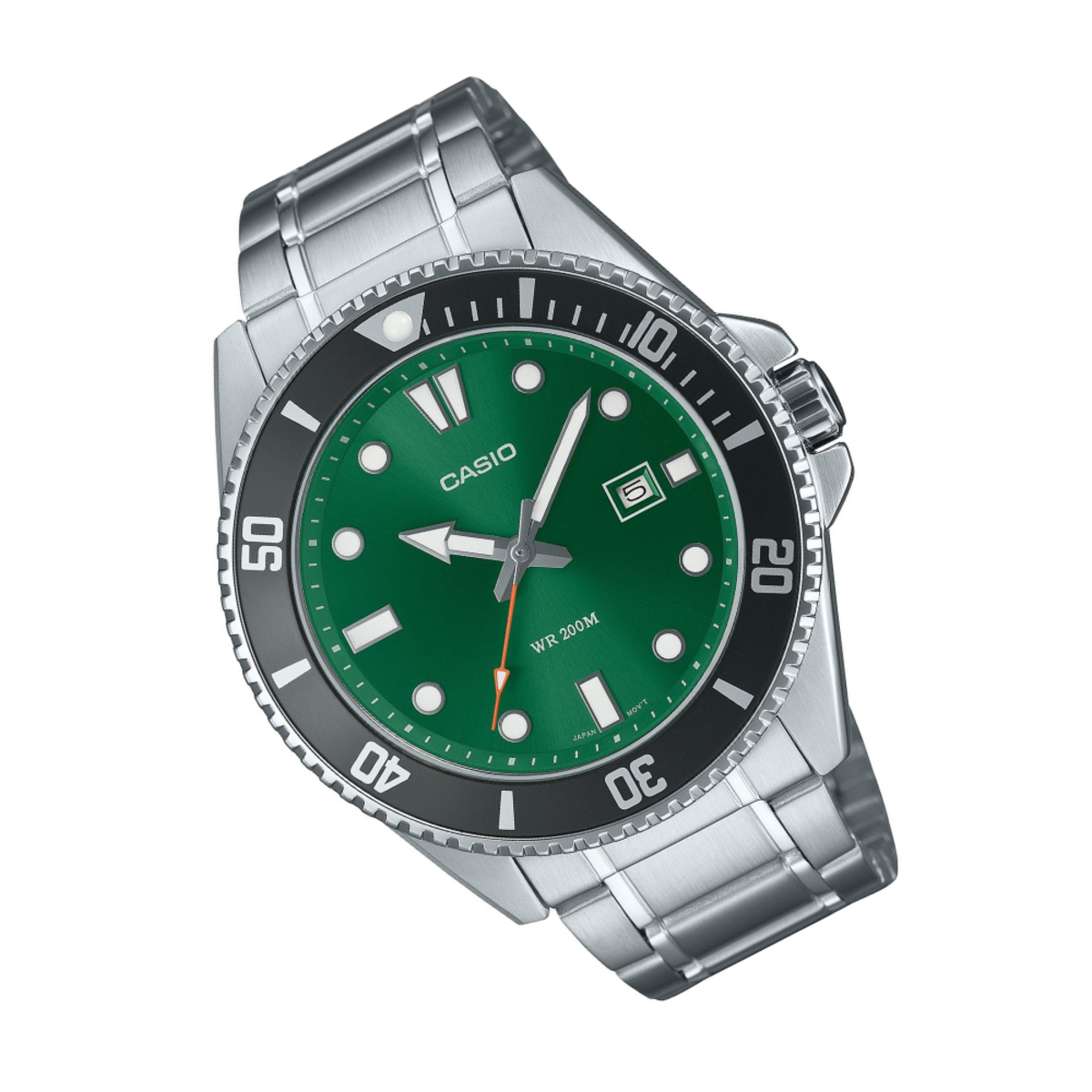 Casio "Green Hulk" MDV-107D-3A2 Analog Men's Sporty Watch