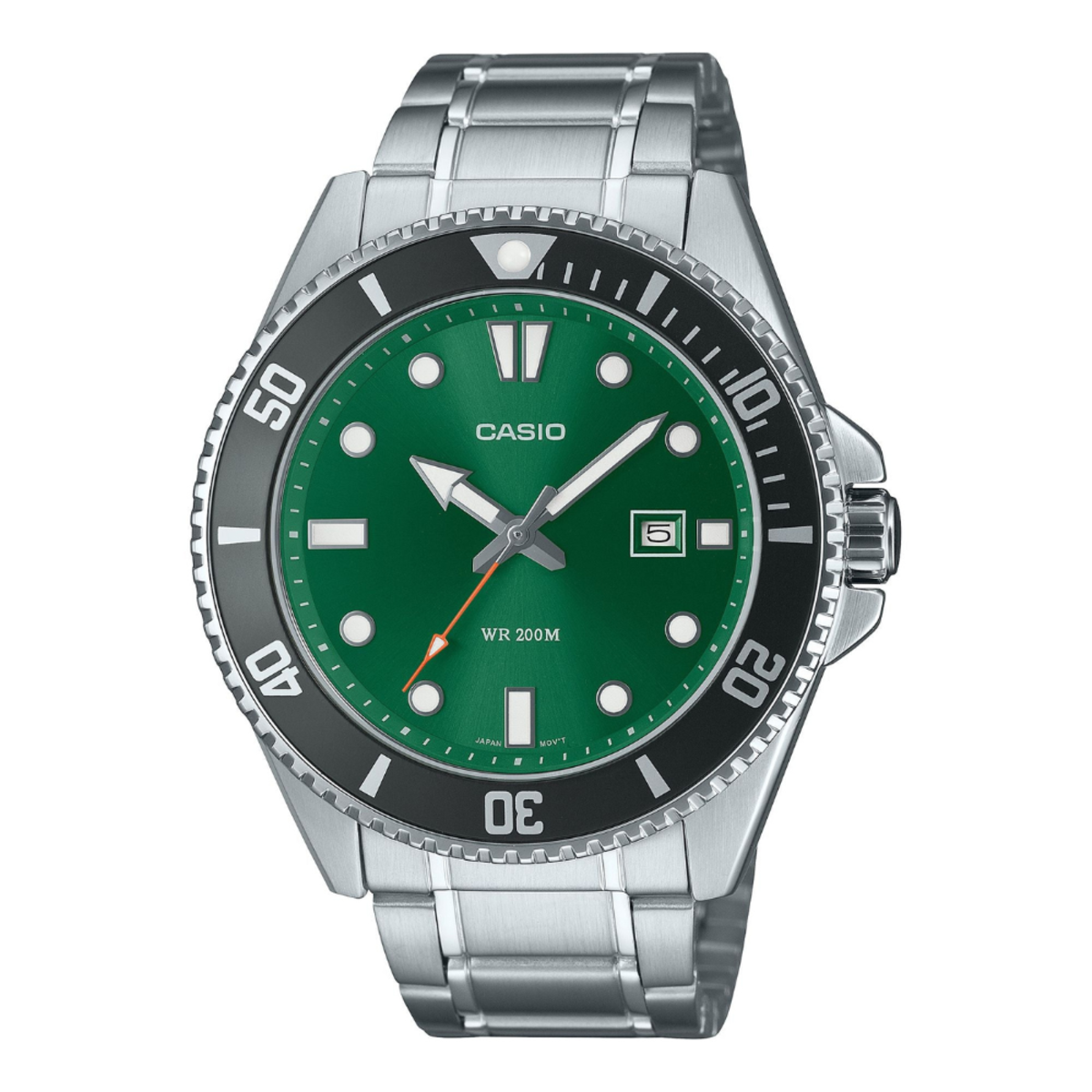 Casio "Green Hulk" MDV-107D-3A2 Analog Men's Sporty Watch