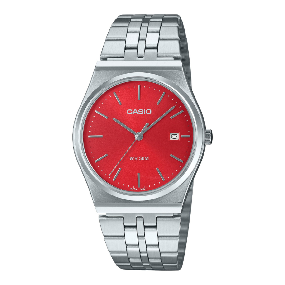 Casio General x Analog ft. Retro 1980s | MTP-B145D-4A2 Red Dial