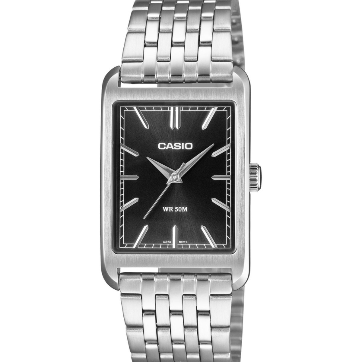 Casio MTP-B215D-1A | Minimalist Rectangular Dress Watch