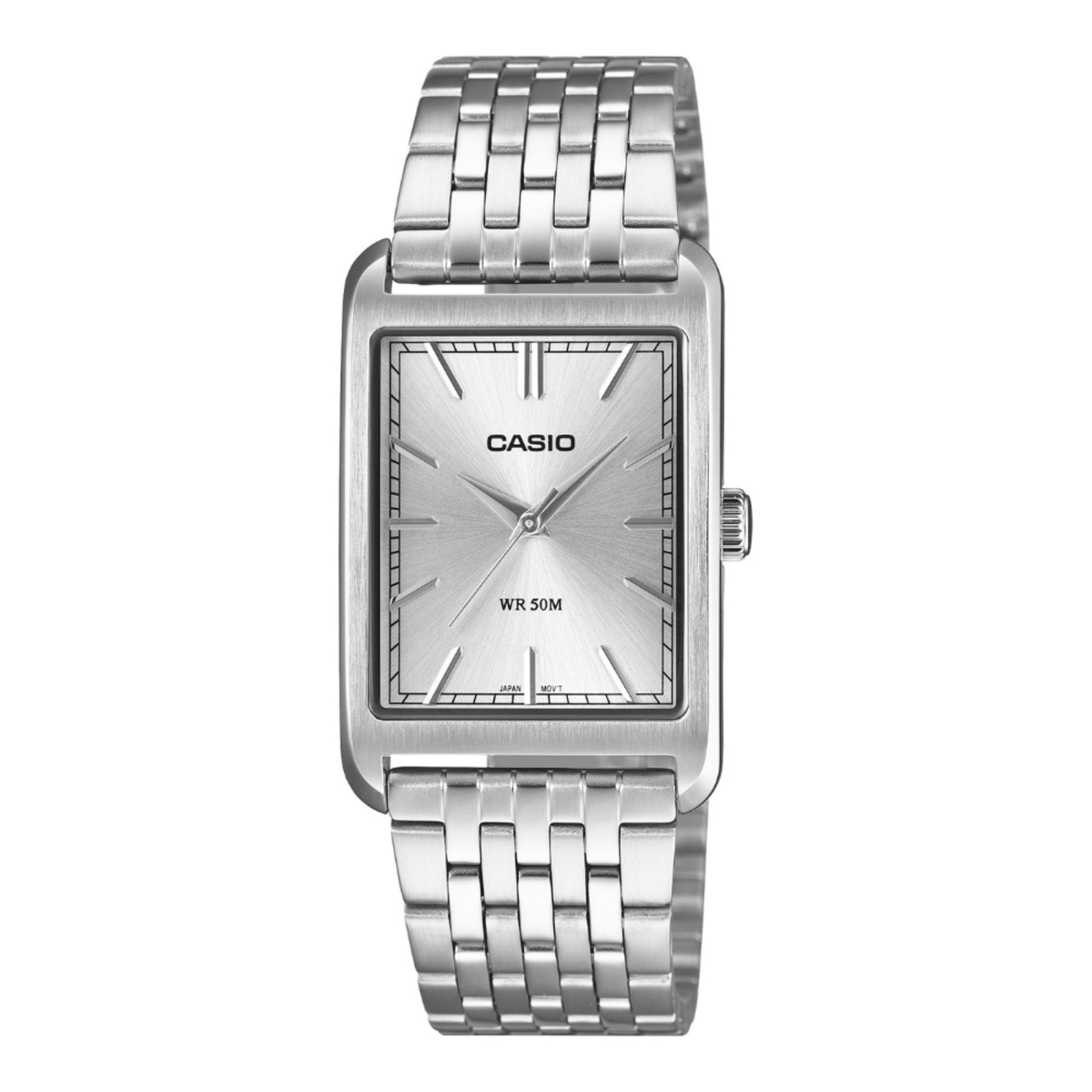 Casio MTP-B215D-7A | Minimalist Rectangular Dress Watch