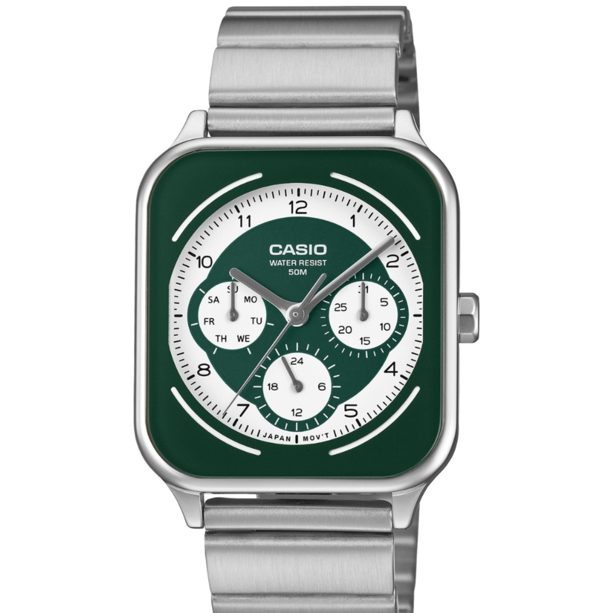 Casio Green Dial MTP-M307D-3B Men's Watch