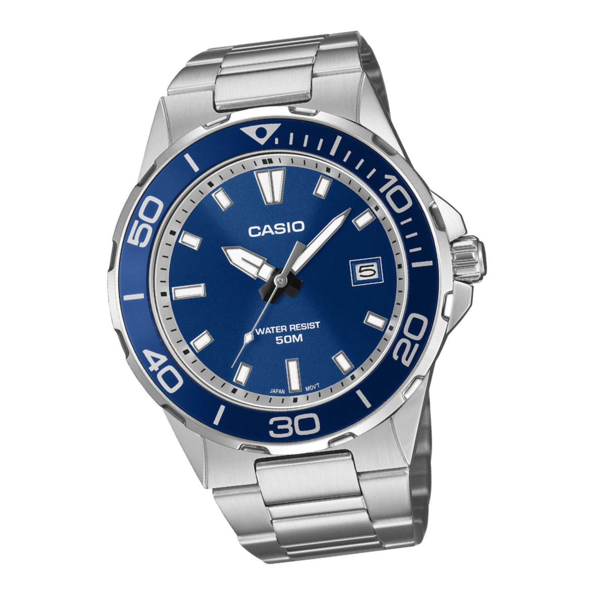 Casio Marine Sports Stainless Steel Men's Watch MTD-145D-2A