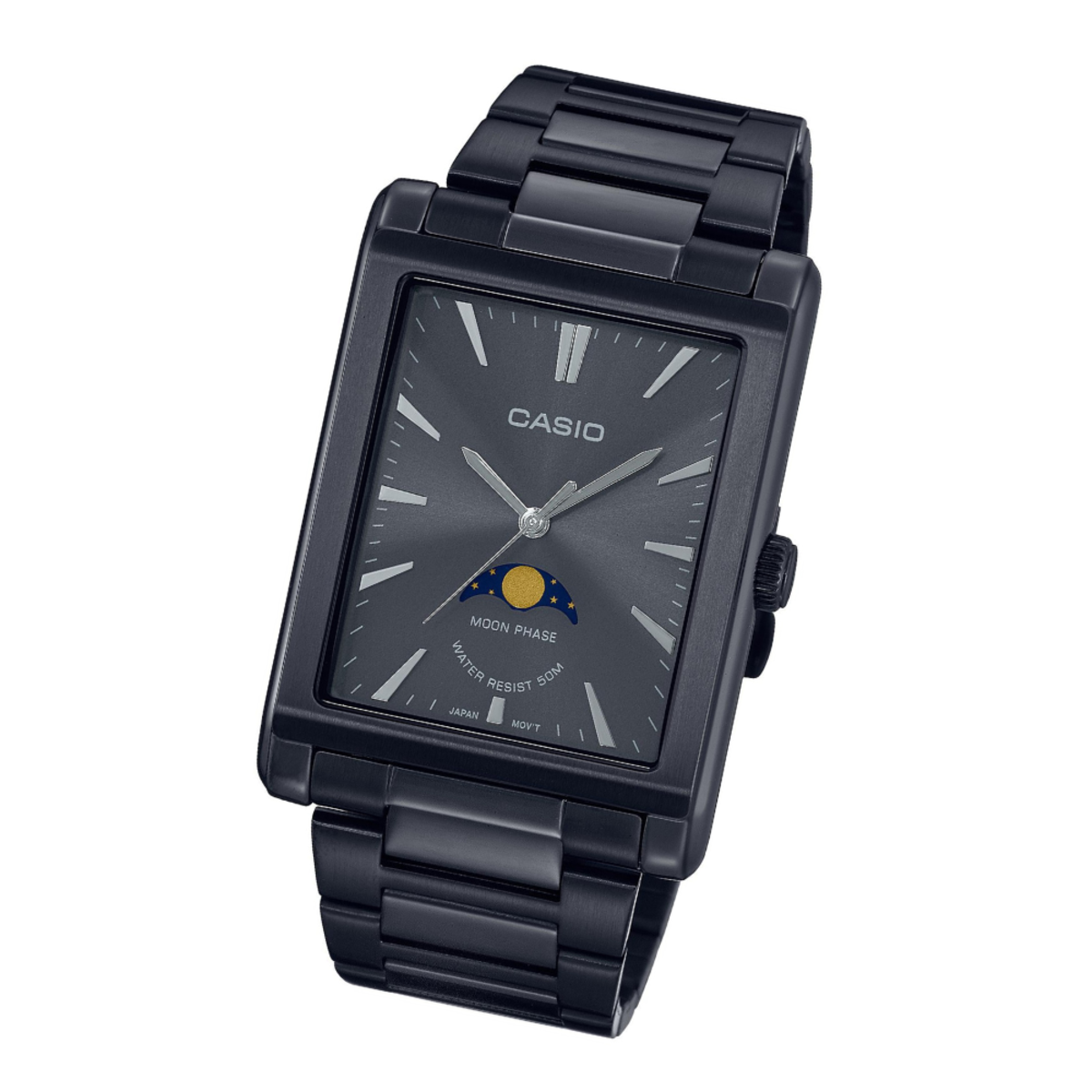 Casio General Moon Phase Rectangle | MTP-M105B-1A Watch