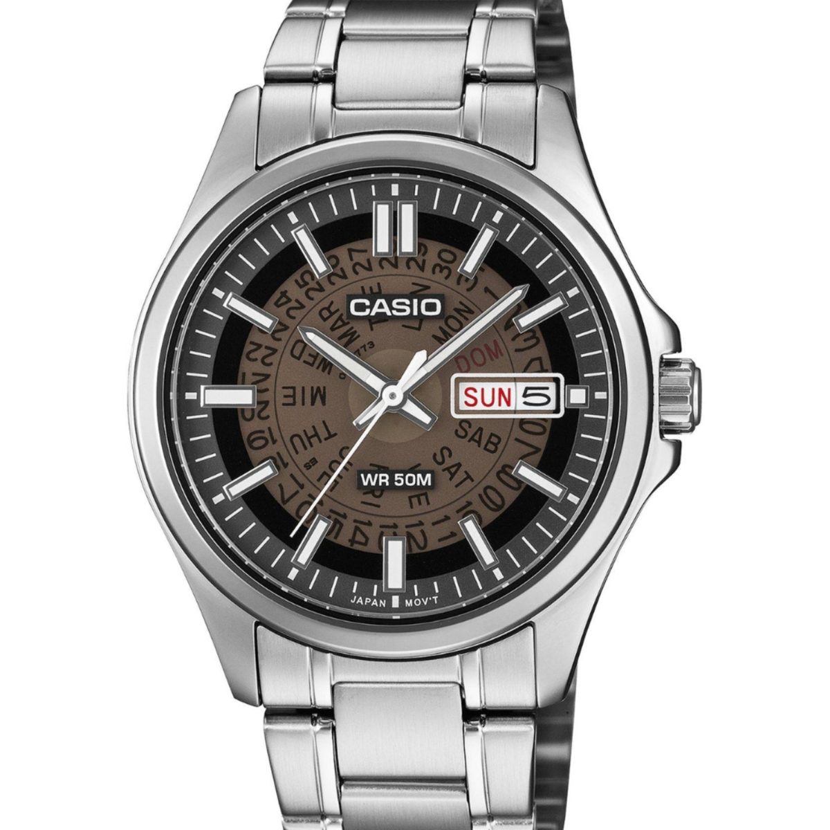 Casio Translucent Quartz Mens Watch MTP-E740-1A