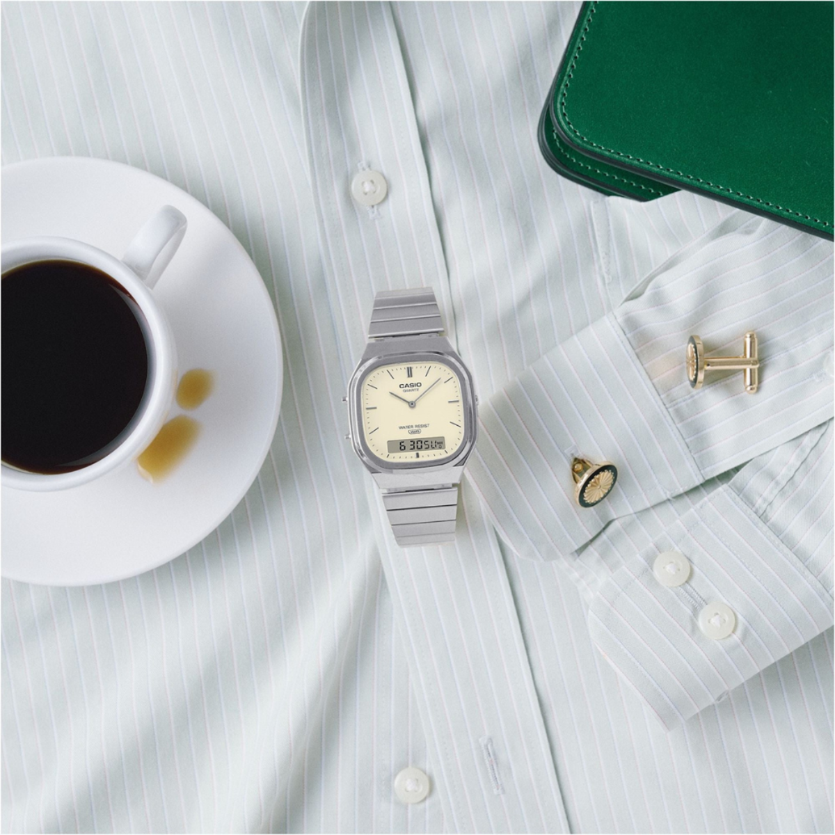 Casio Vintage Ana-Digi | AQ-240E-7A2 Retro Watch