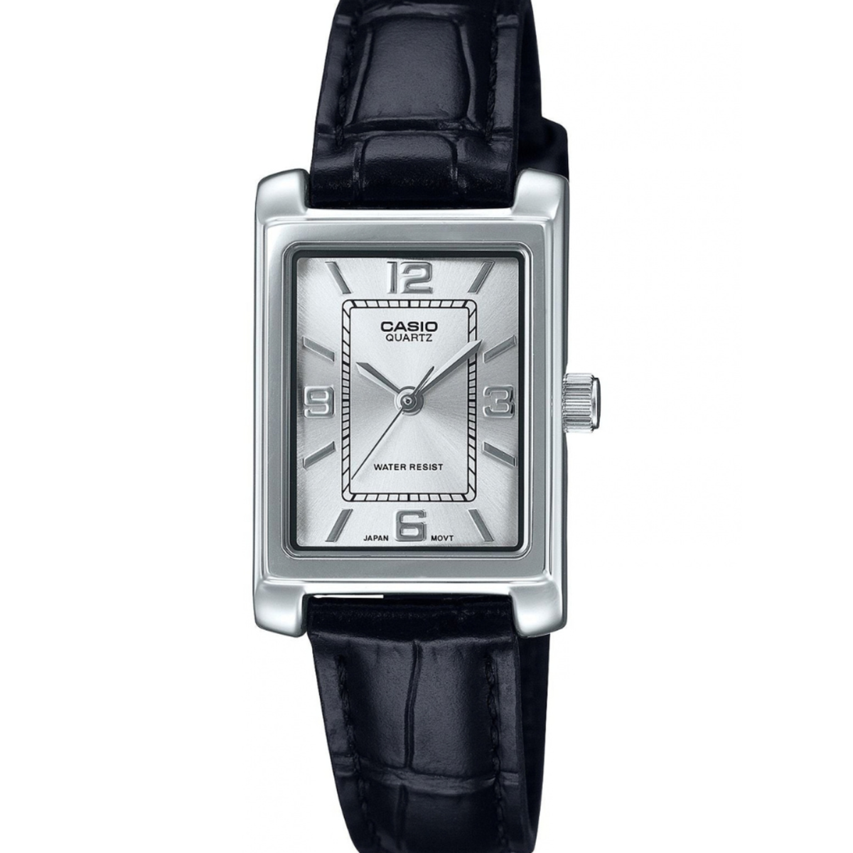 Casio General Rectangular Leather Strap Women's LTP-1234LL-7A Watch