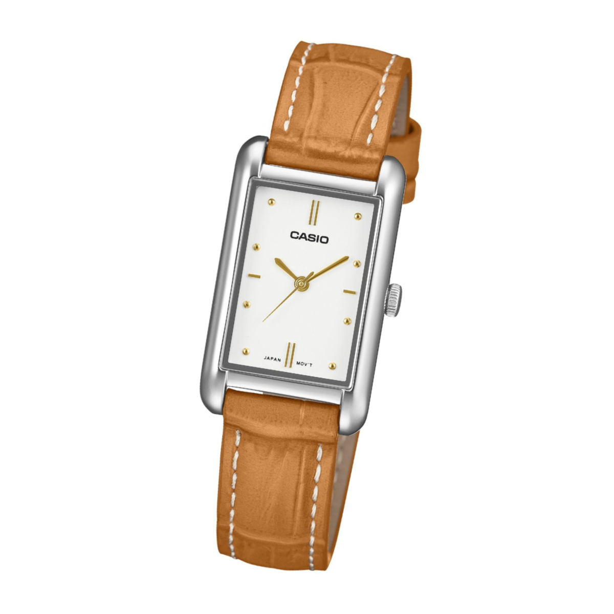 Casio Classic Women's Rectangle Leather Watch LTP-B171L-7A2