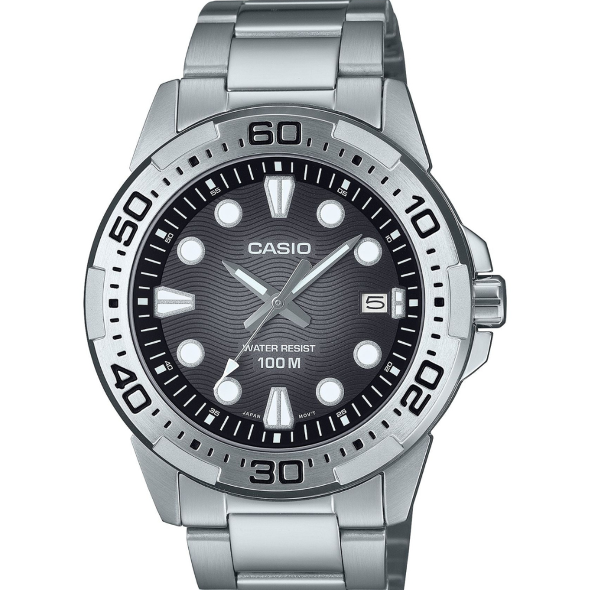 Casio Men's MTD-140D-1A General Classic Stainless Steel Watch