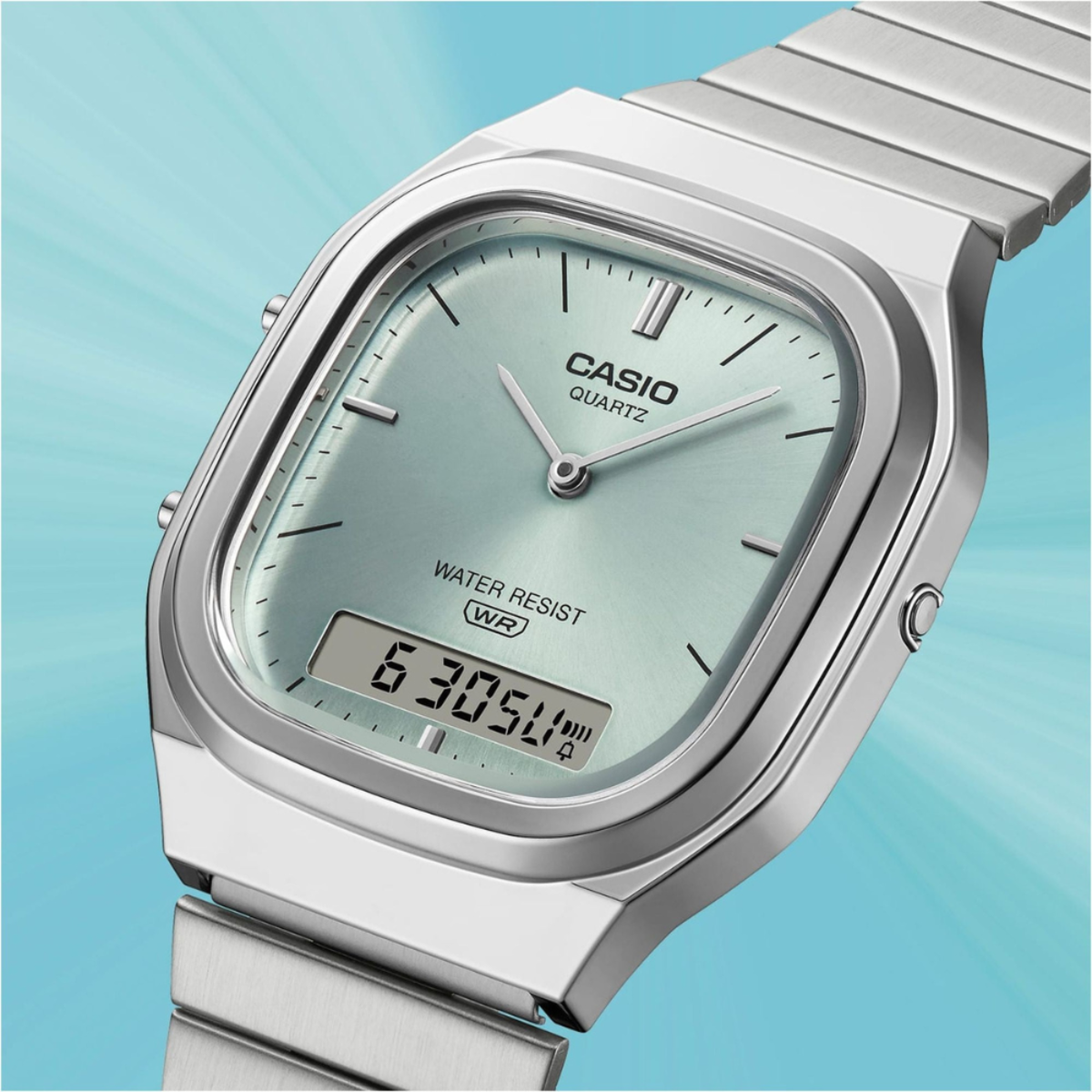 Casio Vintage Ana-Digi | AQ-240E-2A Retro-Modern Watch