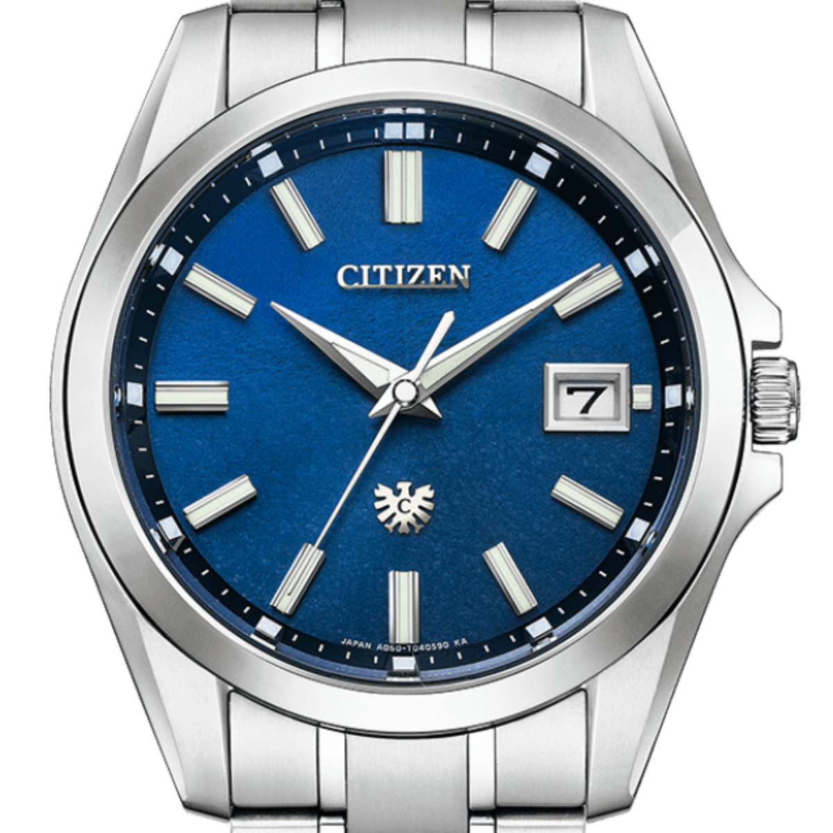 Citizen “The Citizen” Tosa Washi AQ4091-56L AQ4091 Super Titanium Navy Blue Dial Watch