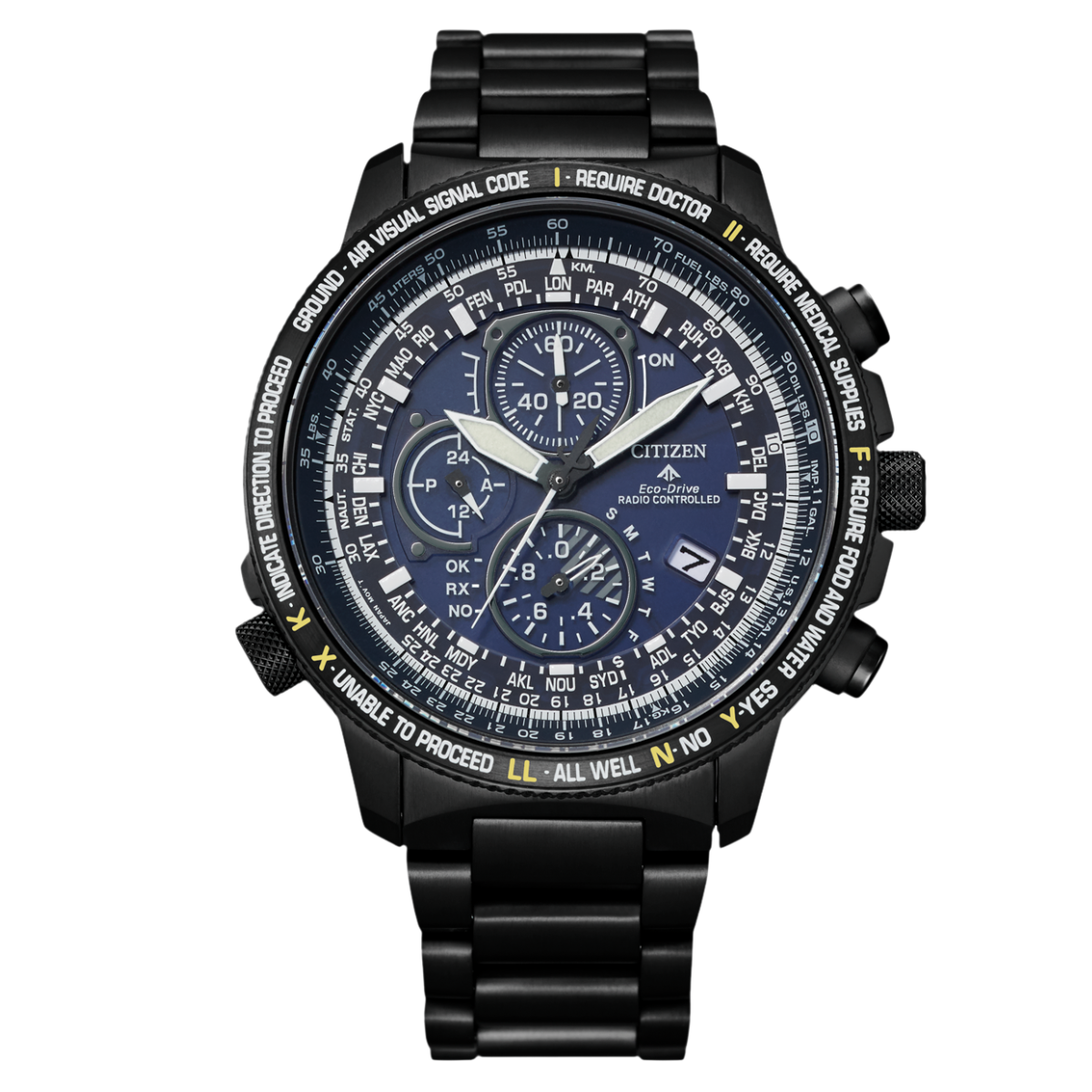Citizen Promaster Sky Titanium AT8195-85L AT8195 Radio Controlled Chronograph Watch