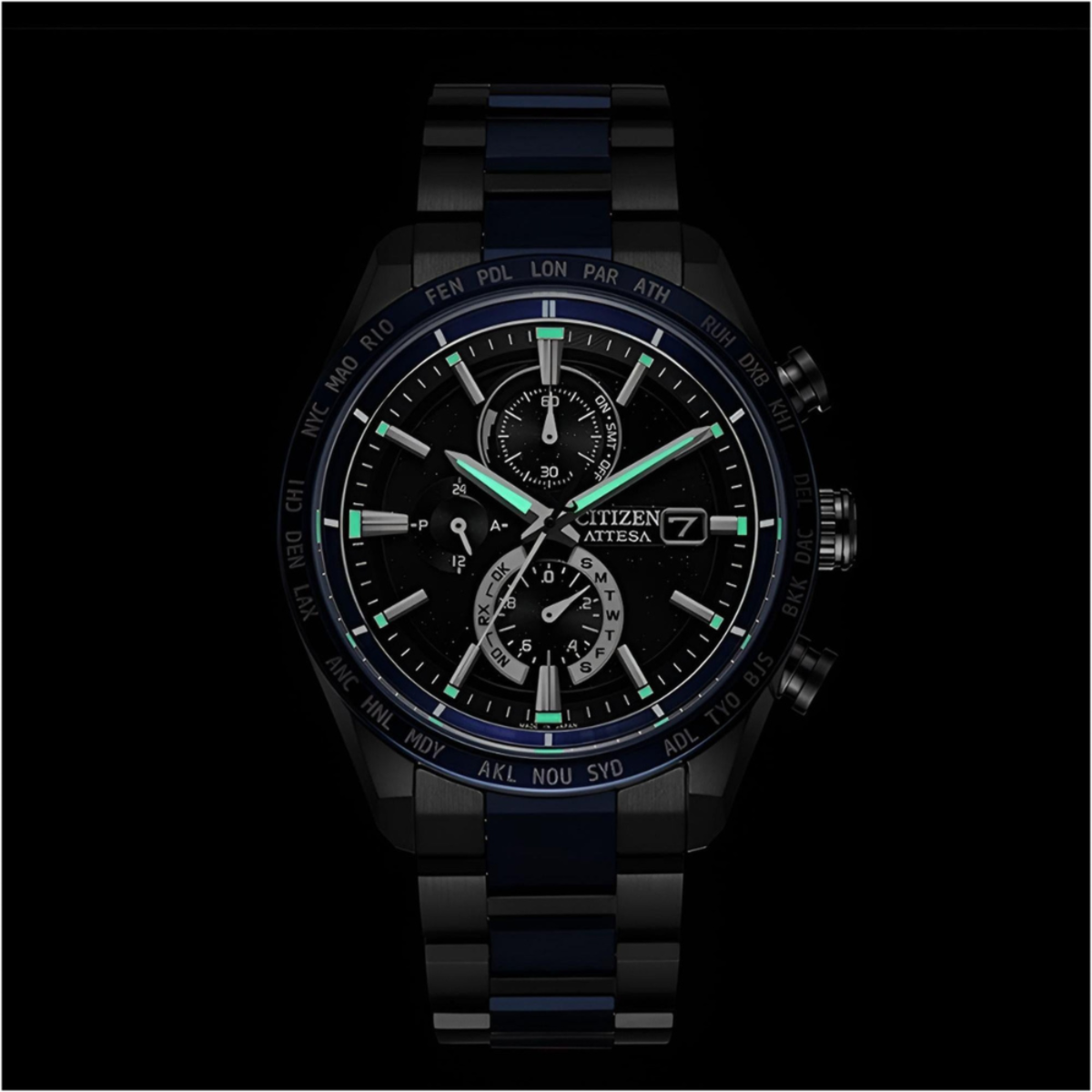 Citizen Attesa 35th Anniversary Blue Universe Radio-Controlled Limited Edition AT8187-75E