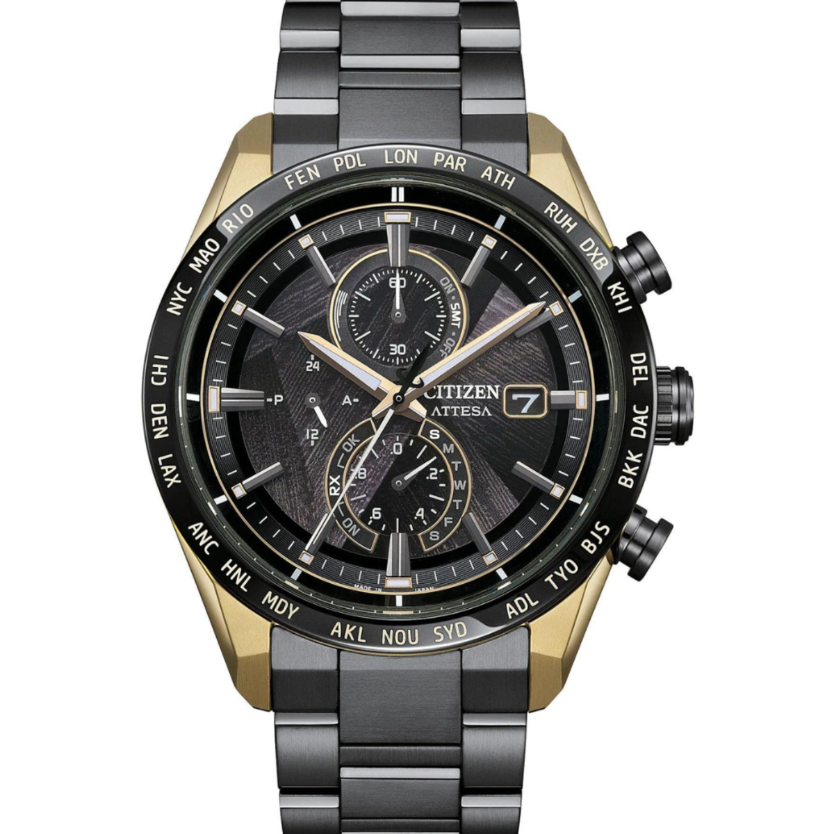 Citizen Attesa AT8384-58E Eco-Drive Radio-Controlled Chronograph Watch