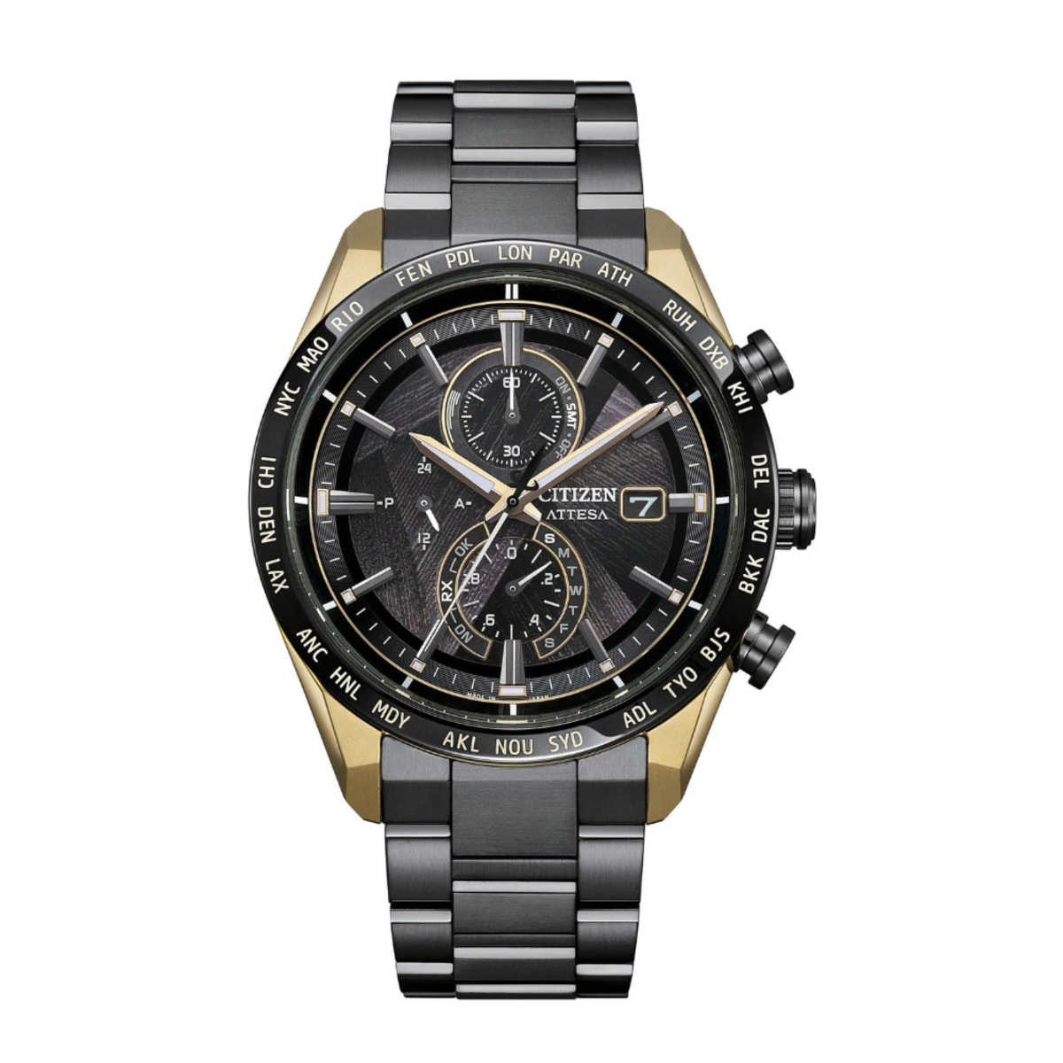 Citizen Attesa AT8384-58E Eco-Drive Radio-Controlled Chronograph Watch
