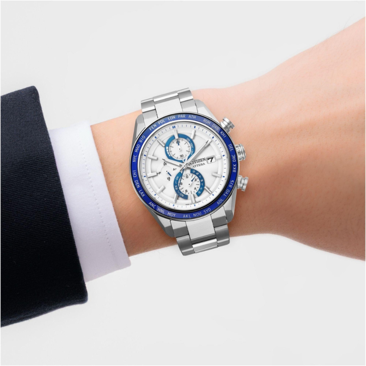 Citizen Attesa x Radio-Controlled Chronograph Men's AT8296-53A Watch