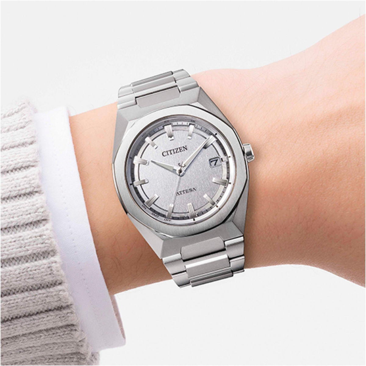 Citizen Attesa ACT Line Hexagon Radio-Controlled CB3040-56H