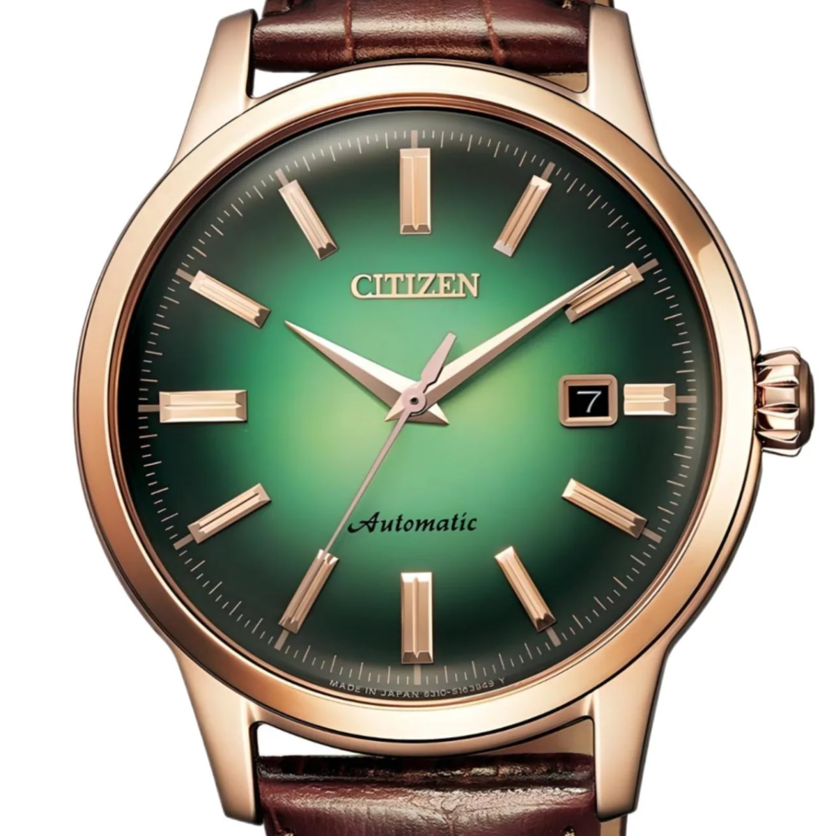 Citizen NK0002-14W Leather Mechanical Watch
