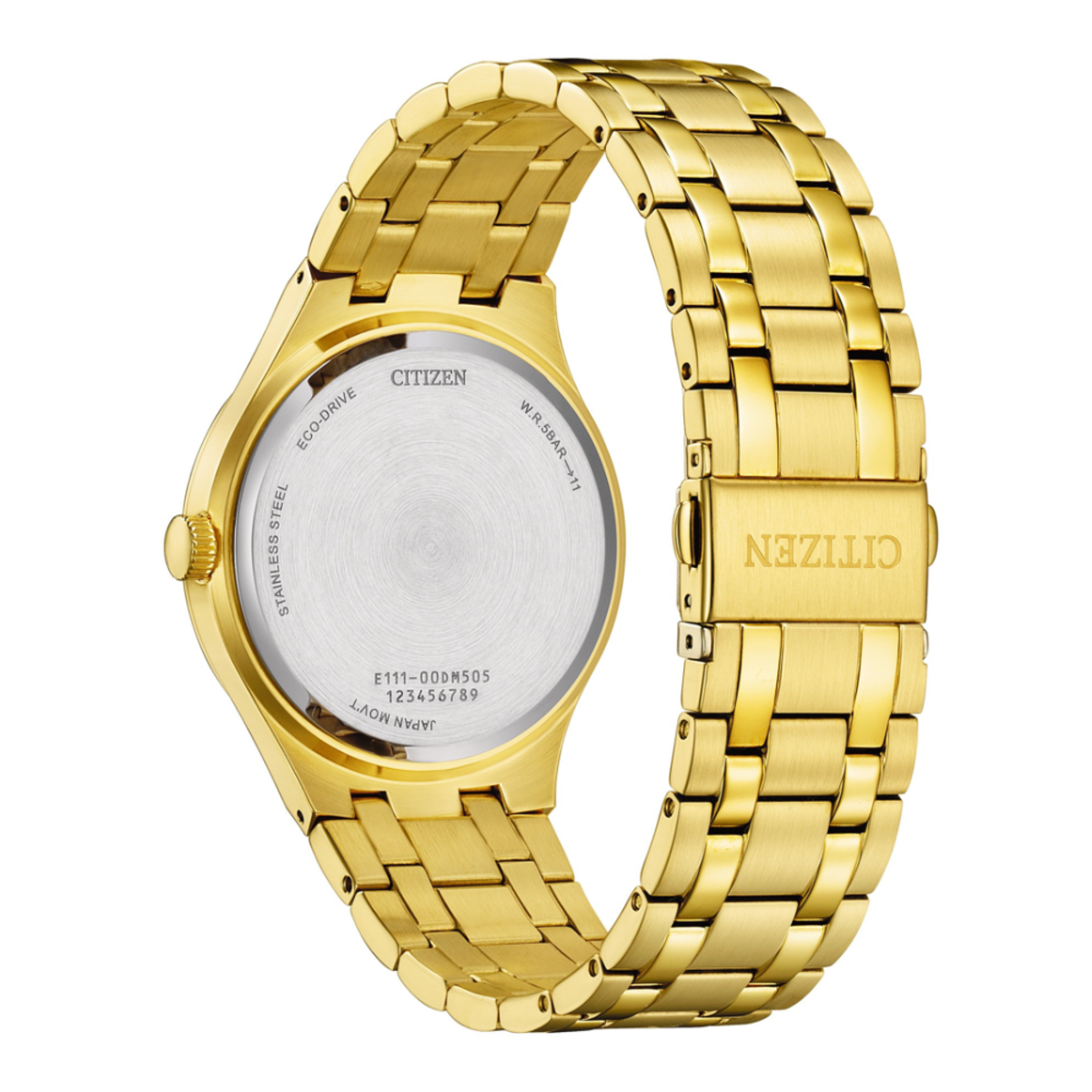 Citizen Eco-Drive Gold Mens Watch BM7652-52P