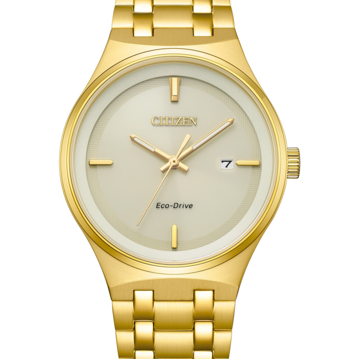 Citizen Eco-Drive Gold Mens Watch BM7652-52P