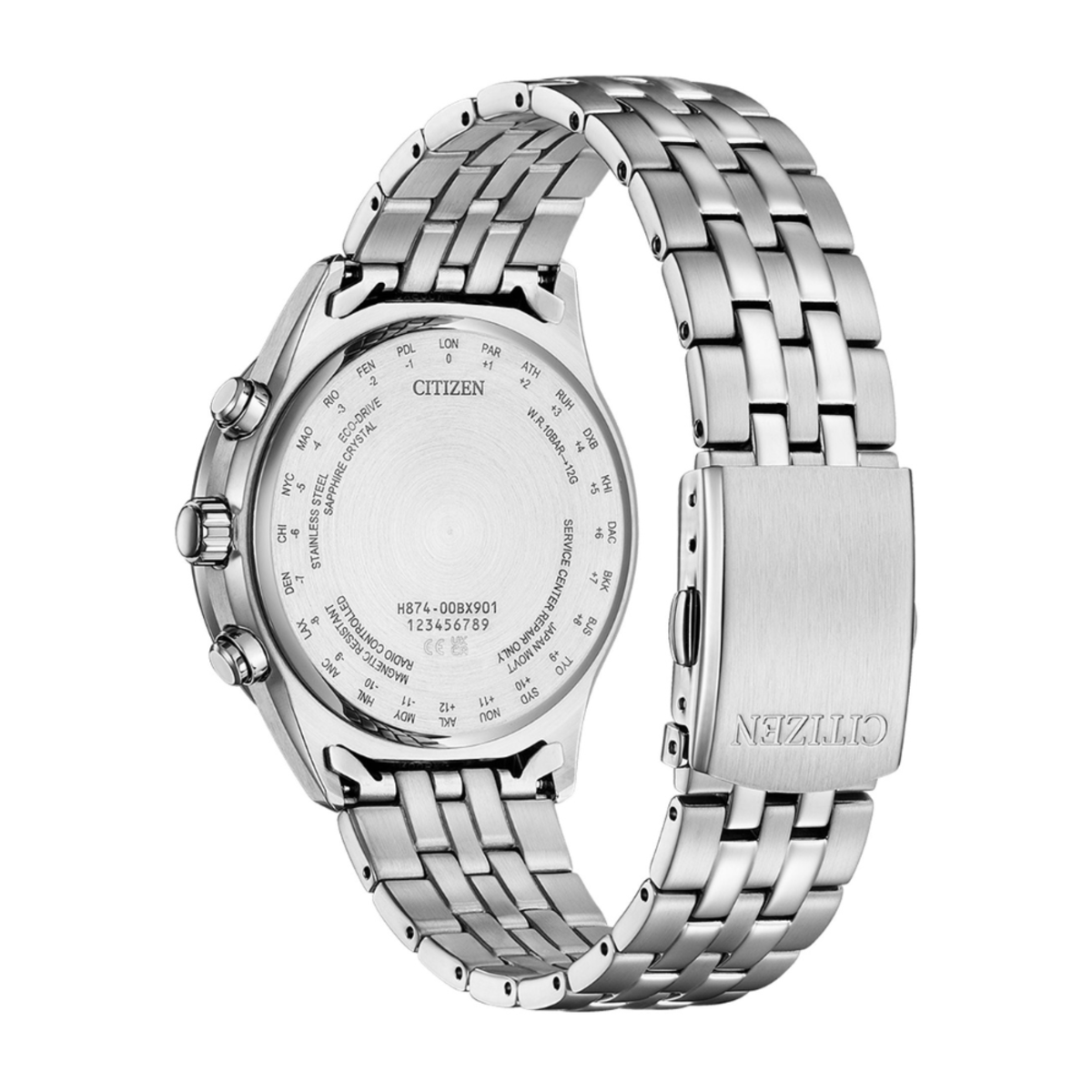 Citizen Eco-Drive x Radio-Controlled BY1030-50L Moon Phase Watch