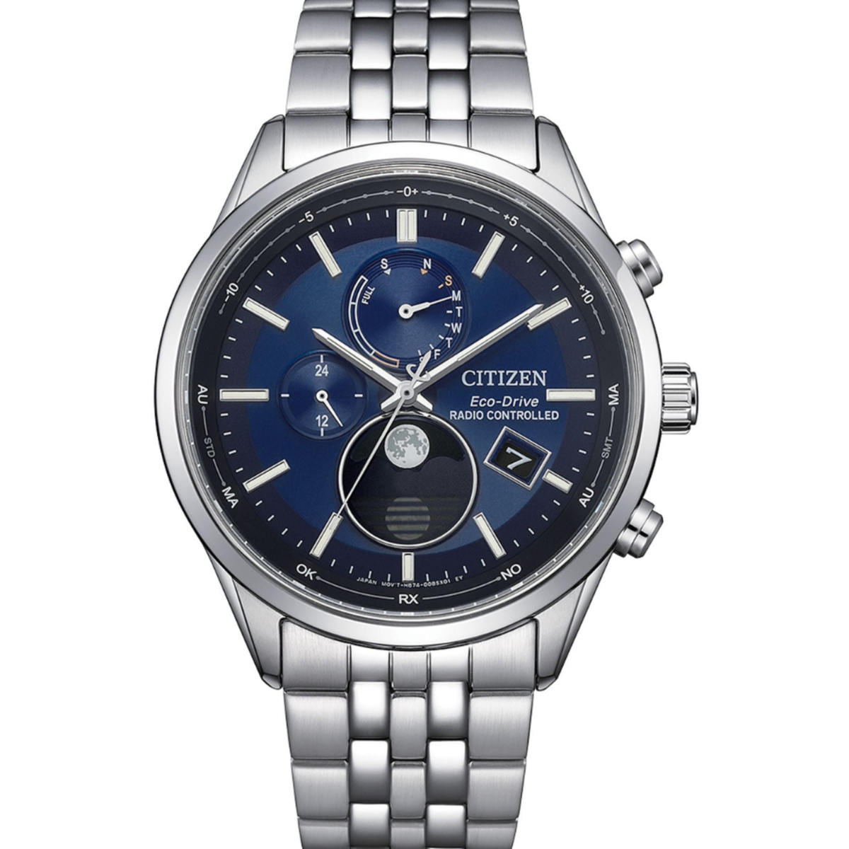 Citizen Eco-Drive x Radio-Controlled BY1030-50L Moon Phase Watch
