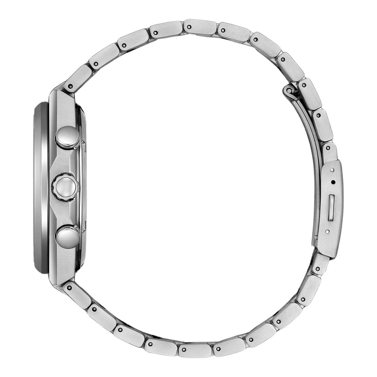 Citizen Forza CA4610-85A CA4610-85 Zenshin Eco-Drive Super Titanium Chronograph Silver Dial Watch