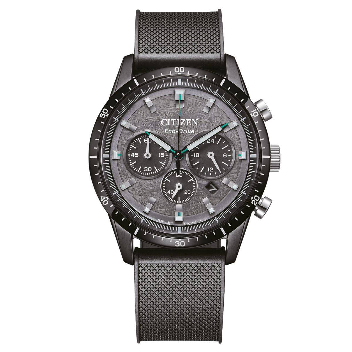 Citizen Eco-Drive Chronograph Black Rubber CA4625-02H