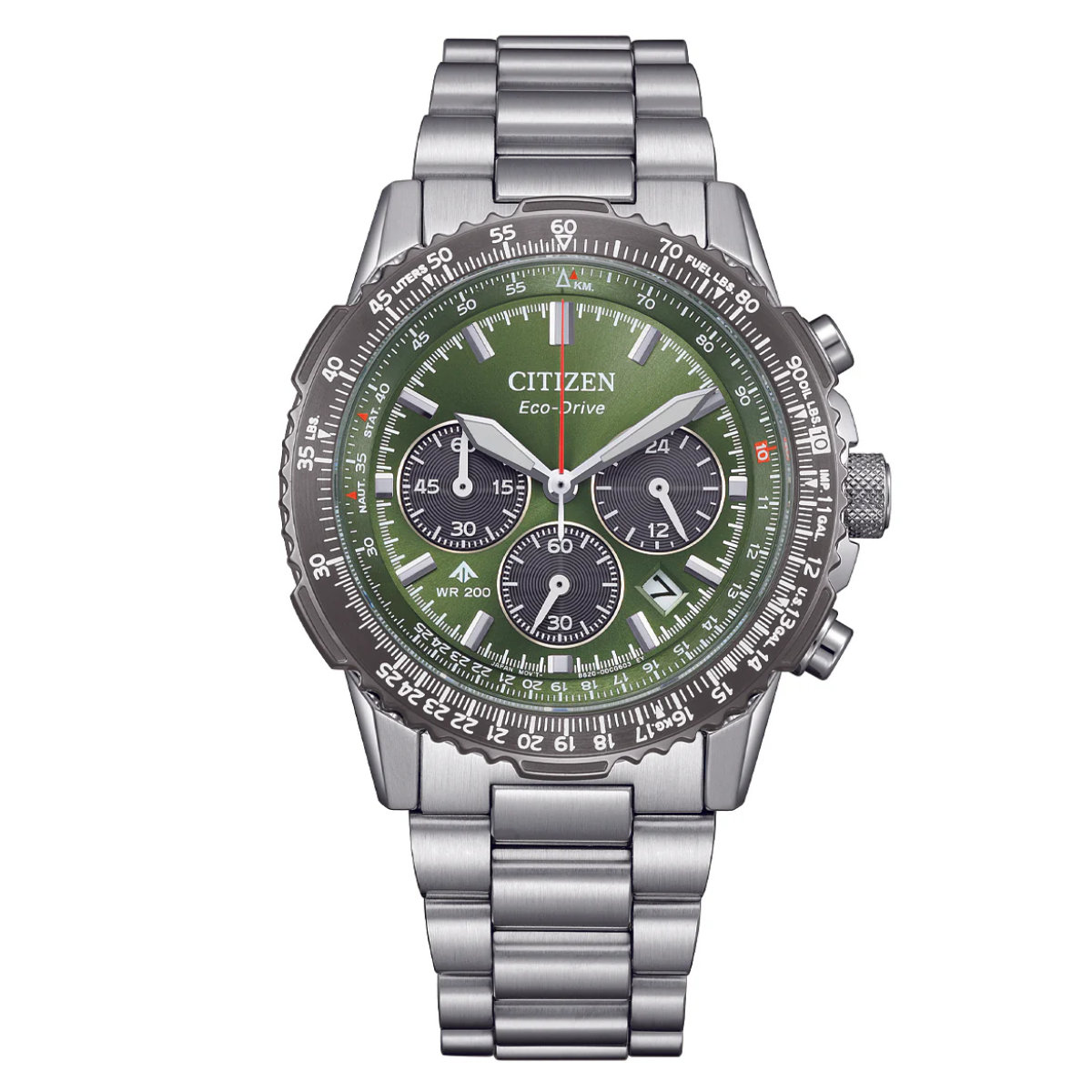 Citizen Promaster Sky Eco-Drive Green Chrono CA4664-60W