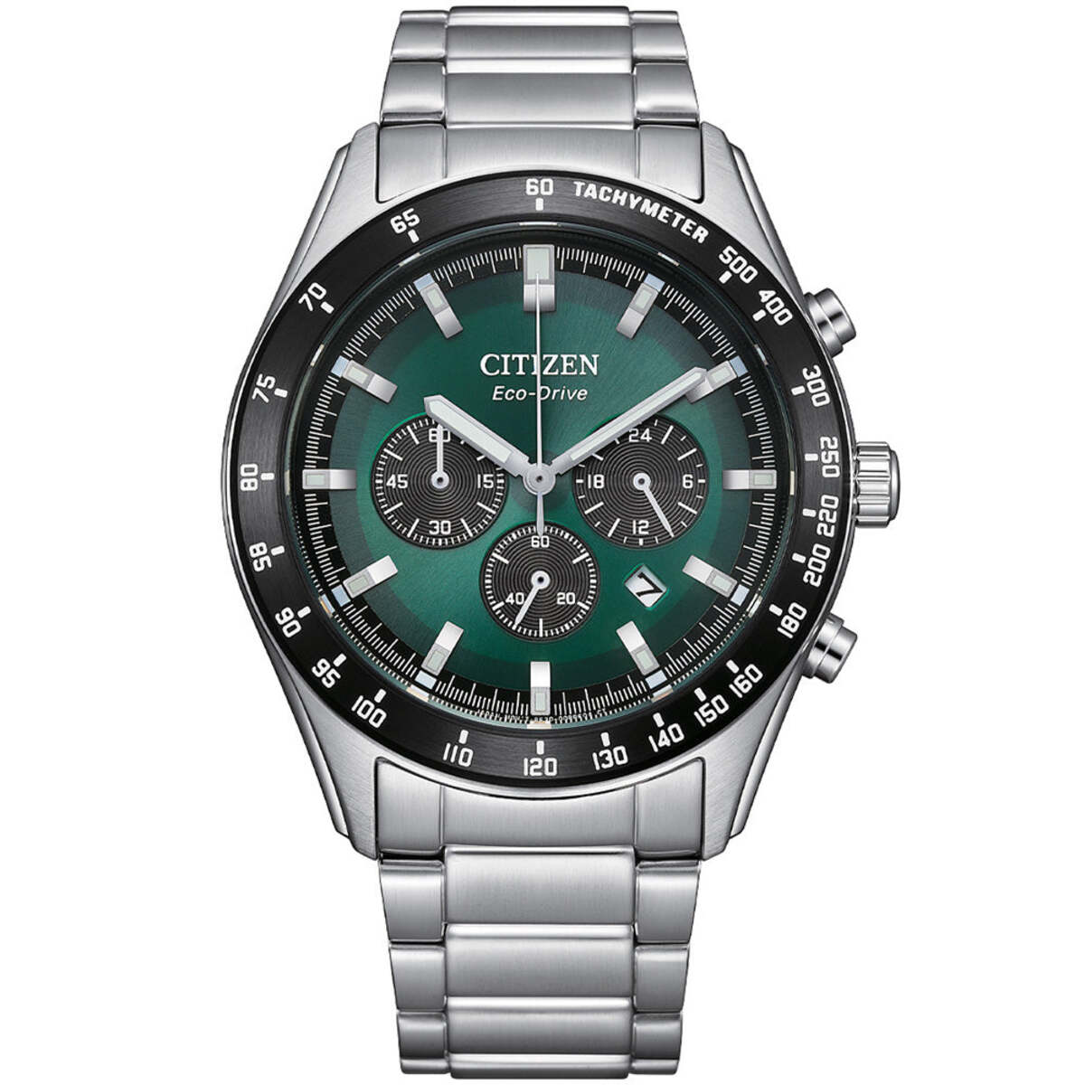 Citizen CA4674-58X Eco-Drive Green Chronograph Watch