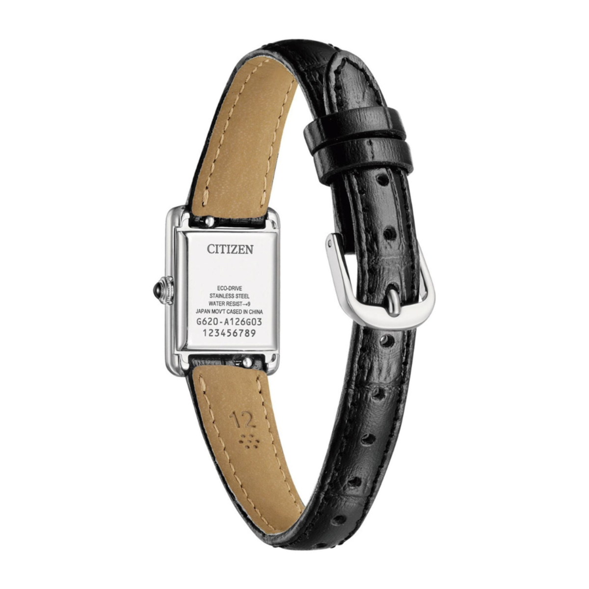 Citizen EG2790-12A Fio Roma Eco-Drive Classic Rectangle Watch
