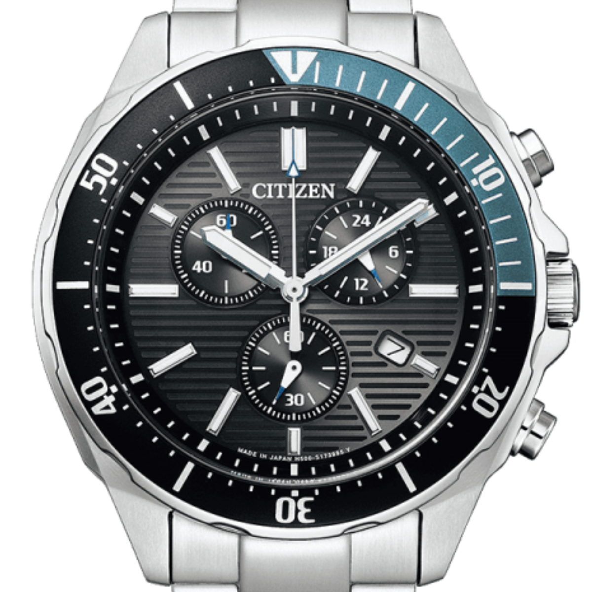 Citizen Wena 3 Equipped AT2497-54 AT2497-54E AT2497 Eco-Drive Chronograph Watch
