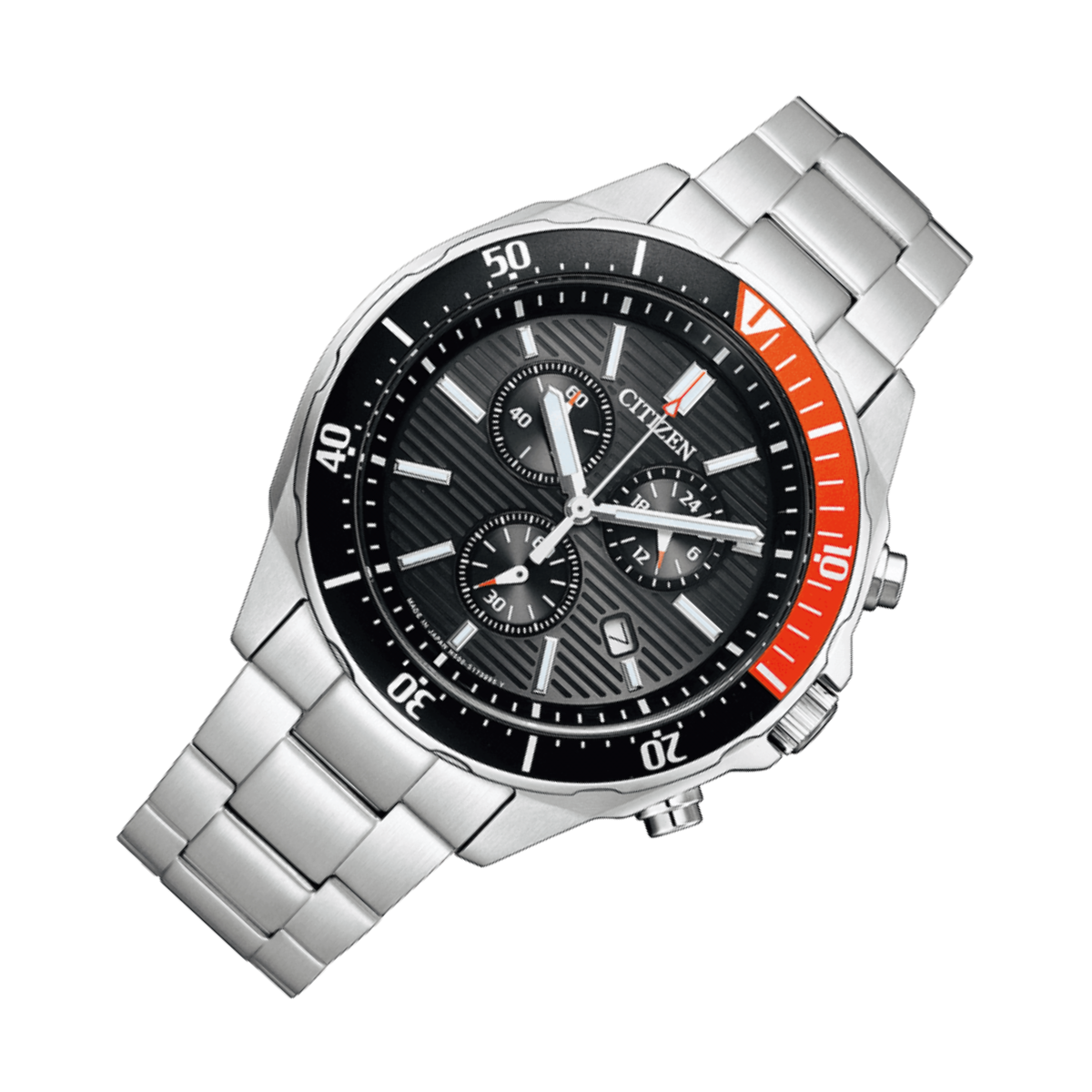 Citizen Wena 3 Equipped AT2498-51 AT2498-51E AT2498 Eco-Drive Chronograph Watch