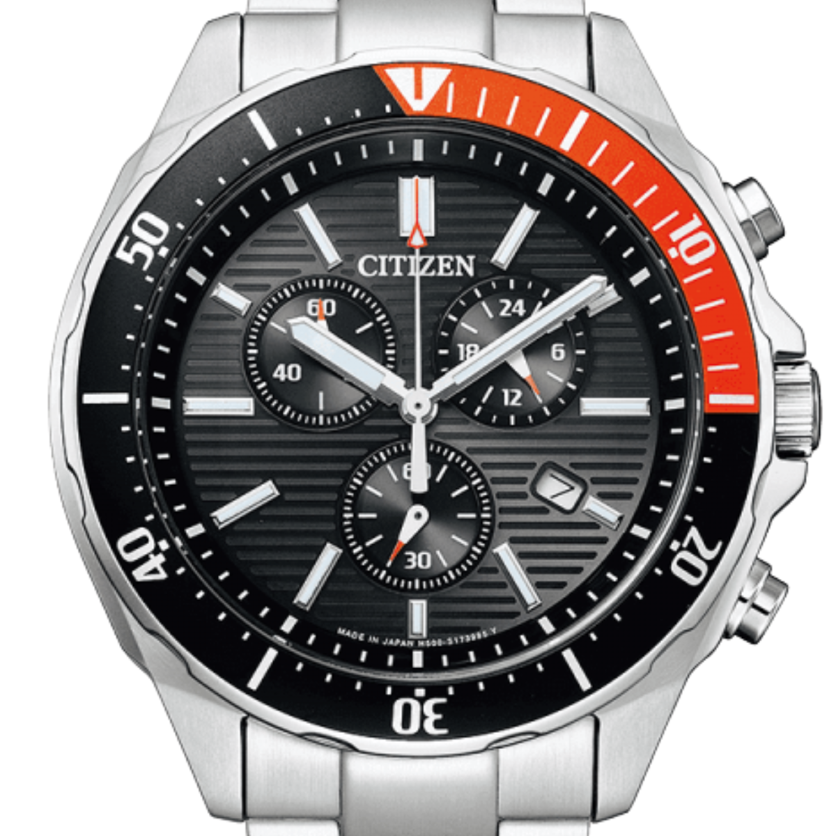 Citizen Wena 3 Equipped AT2498-51 AT2498-51E AT2498 Eco-Drive Chronograph Watch