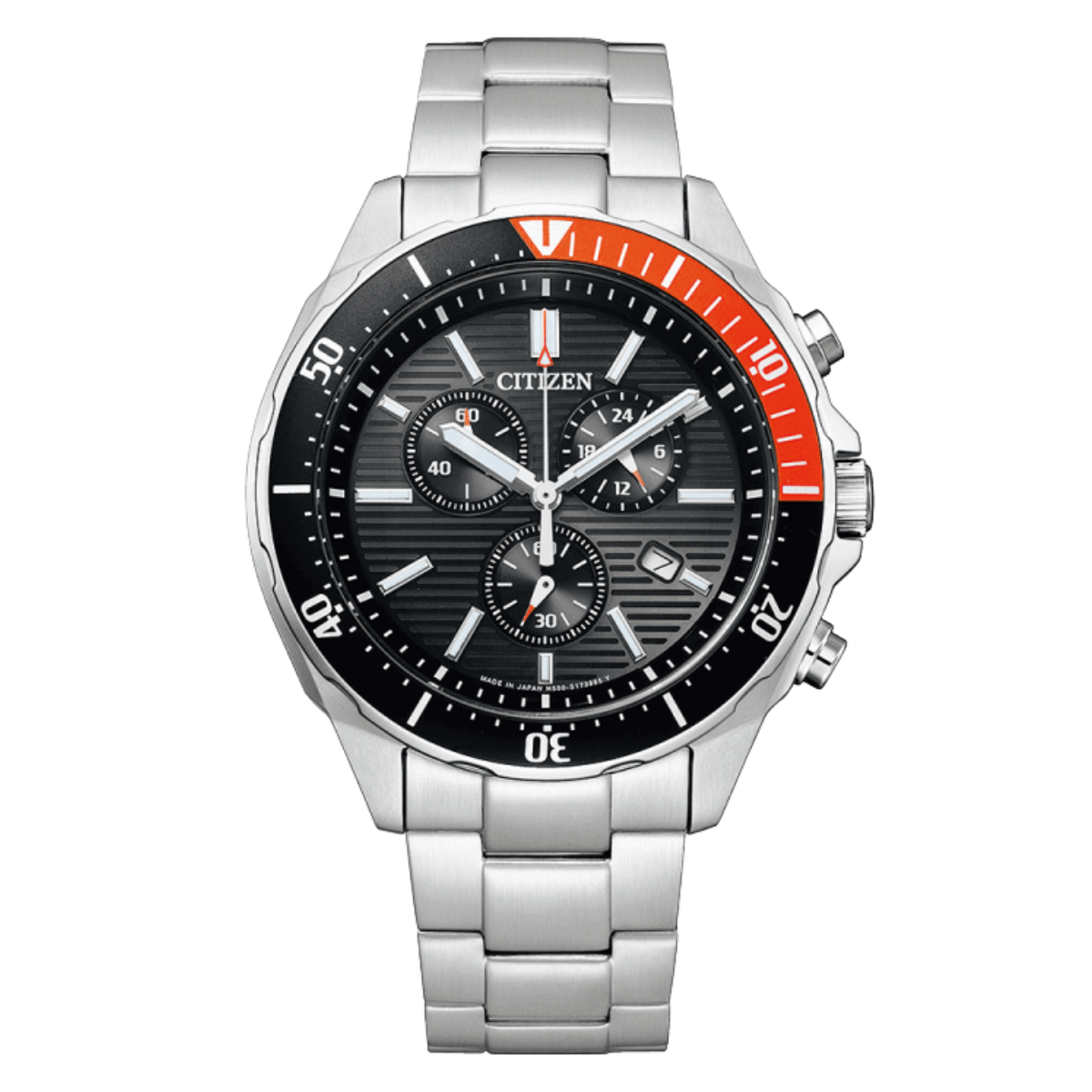 Citizen Wena 3 Equipped AT2498-51 AT2498-51E AT2498 Eco-Drive Chronograph Watch